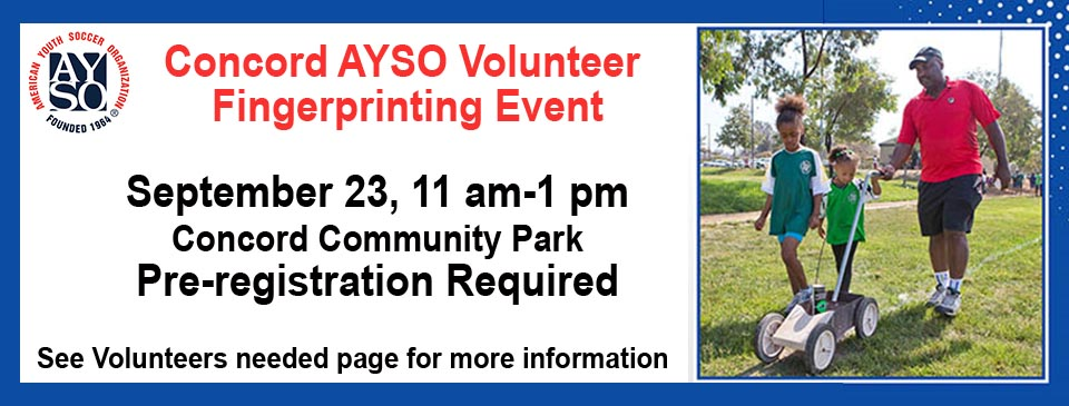 Volunteer Fingerprinting Opportunity