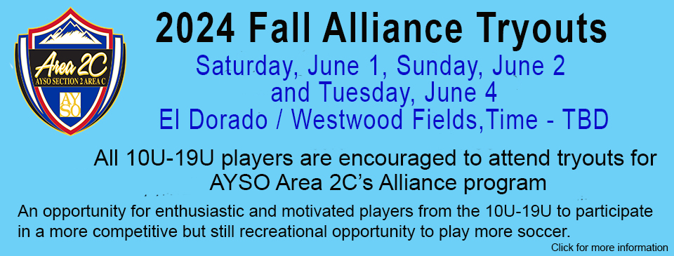Area 2C Alliance Tryouts